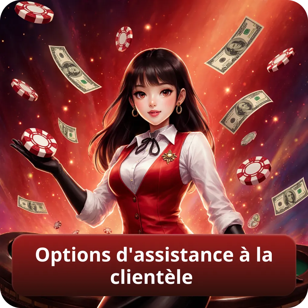 Options d'assistance à la clientèle