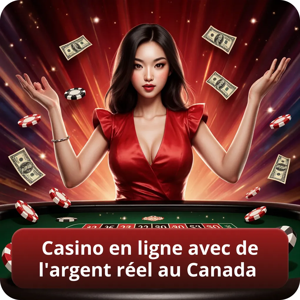 Casino en ligne avec de l'argent réel au Canada